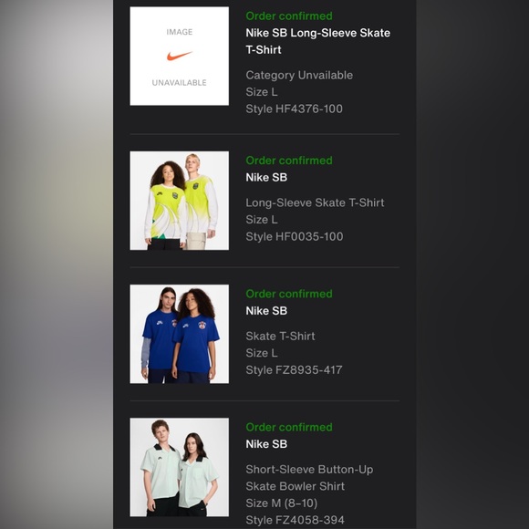 Nike SB Team USA Olympics 2024 L/S Federation Skate Tee • Multiple Options - Picture 7 of 7